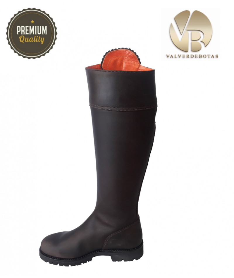 Brown waterproof boot - Valverde botas